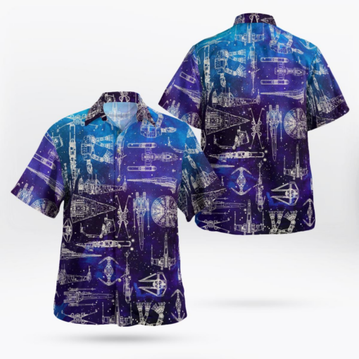 Space Ships Star Wars Galaxy - Hawaiian Shirt
