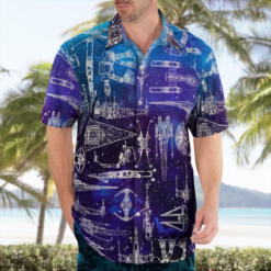 Space Ships Star Wars Galaxy - Hawaiian Shirt - Dream Art Europa