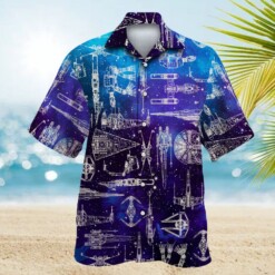 Space Ships Star Wars Galaxy - Hawaiian Shirt