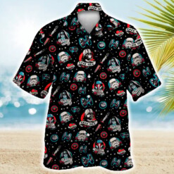 Star Wars Darth Vader Storm Trooper Dark Side Black - Hawaiian Shirt