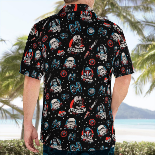 Star Wars Darth Vader Storm Trooper Dark Side Black - Hawaiian Shirt