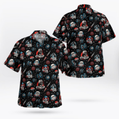 Star Wars Darth Vader Storm Trooper Dark Side Black - Hawaiian Shirt - Dream Art Europa