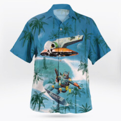 Boba Fett The Mandalorian Surfing - Hawaiian Shirt - Dream Art Europa