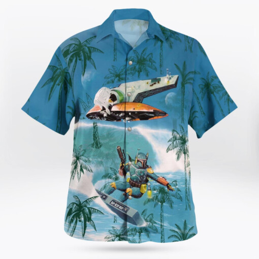 Boba Fett The Mandalorian Surfing - Hawaiian Shirt