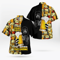 Darth Vader I Find Your Lack Of Beer Disturbing Hawaiian Shirt - Dream Art Europa