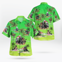 Vader Boba Fett Trooper Summer Time Hawaiian Shirt - Green - Dream Art Europa