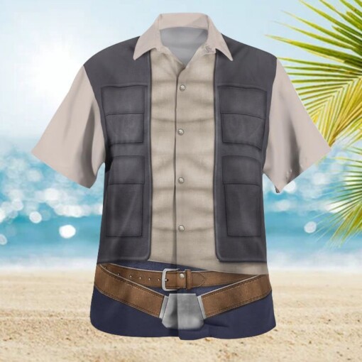 Han Solo Cosplay Hawaiian Shirt