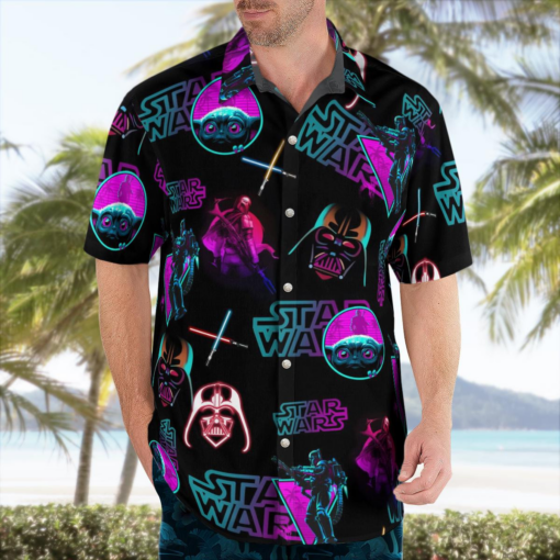 Neon Star Wars - Hawaiian Shirt