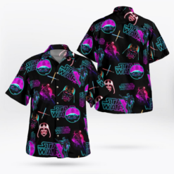 Neon Star Wars - Hawaiian Shirt - Dream Art Europa