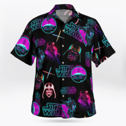 Neon Star Wars - Hawaiian Shirt - Dream Art Europa