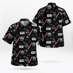 Star Wars Darth Vader With Light Saber - Hawaiian Shirt - Dream Art Europa