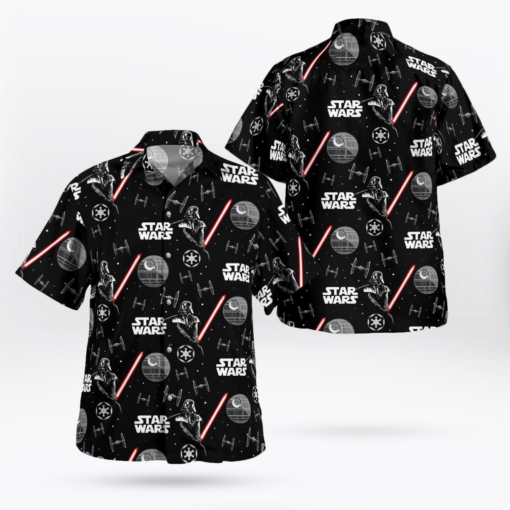 Star Wars Darth Vader With Light Saber - Hawaiian Shirt