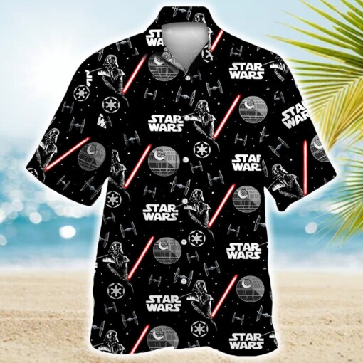 Star Wars Darth Vader With Light Saber - Hawaiian Shirt