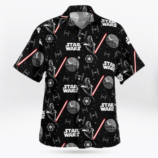 Star Wars Darth Vader With Light Saber - Hawaiian Shirt