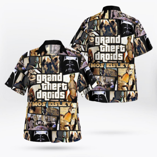 Star Wars Grand Theft Droids Mos Eisley - Hawaiian Shirt