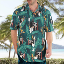 Darth Vader Toilet Tropical Leaves Hawaiian Shirt - Dream Art Europa