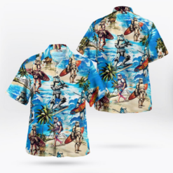 Stormtrooper Star Wars Surfing - Hawaiian Shirt - Dream Art Europa