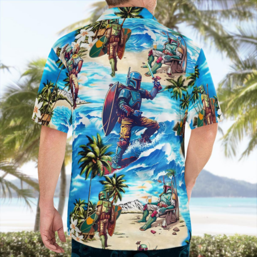 Boba Fett Star Wars Surfing - Hawaiian Shirt