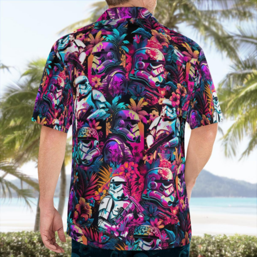 St Star Wars Synthwave - Hawaiian Shirt