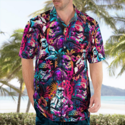 St Star Wars Synthwave - Hawaiian Shirt - Dream Art Europa