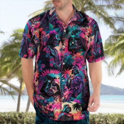 Darth Vader Star Wars Synthwave - Hawaiian Shirt - Dream Art Europa