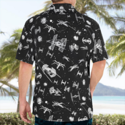 Star Wars Spacecraft Pattern - Hawaiian Shirt - Dream Art Europa