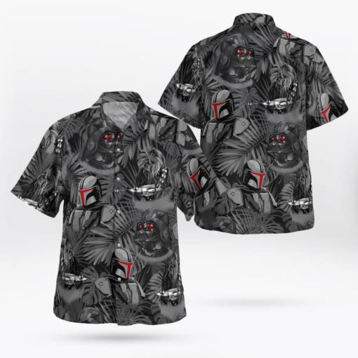 Darth Vader Boba Fett Chewbacca - Hawaiian Shirt