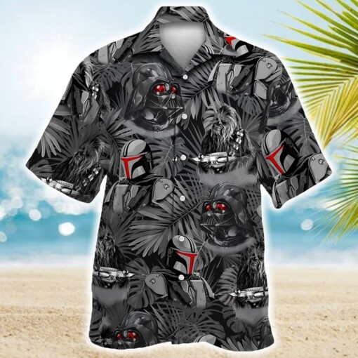 Darth Vader Boba Fett Chewbacca - Hawaiian Shirt