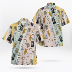 Cute Star Dogs - Hawaiian Shirt - Dream Art Europa