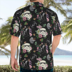 Trooper Face Flowers - Hawaiian Shirt - Dream Art Europa