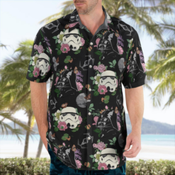 Trooper Face Flowers - Hawaiian Shirt - Dream Art Europa