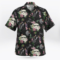 Trooper Face Flowers - Hawaiian Shirt - Dream Art Europa