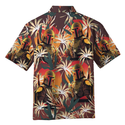 Boba Fett Palm Leaves- Hawaiian Shirt