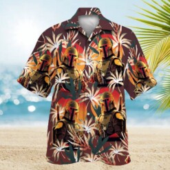 Boba Fett Palm Leaves- Hawaiian Shirt