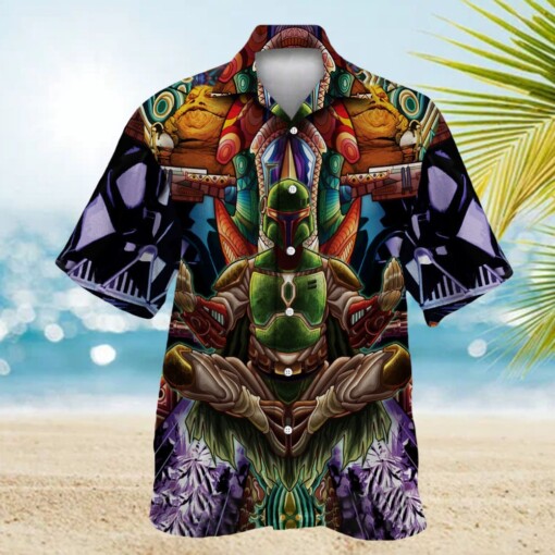 Trippy Boba Fett Hawaiian Shirt