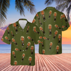 Lil Durk Cartoon Image Hawaiian Shirt - Dream Art Europa