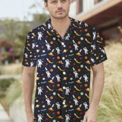 Astronaut Hello Hawaiian Shirt Aloha Shirt For Men and Women - Dream Art Europa