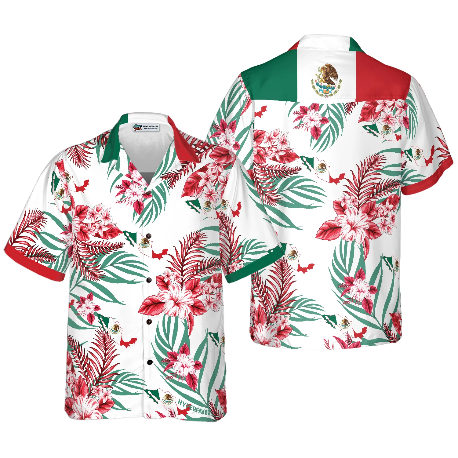 Mexico Proud Hawaiian Shirt Aloha Shirt For Men and Women