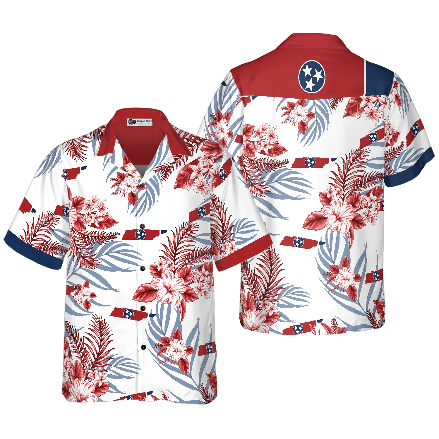 Tennessee Proud Hawaiian Shirt Aloha Shirt For Men and Women