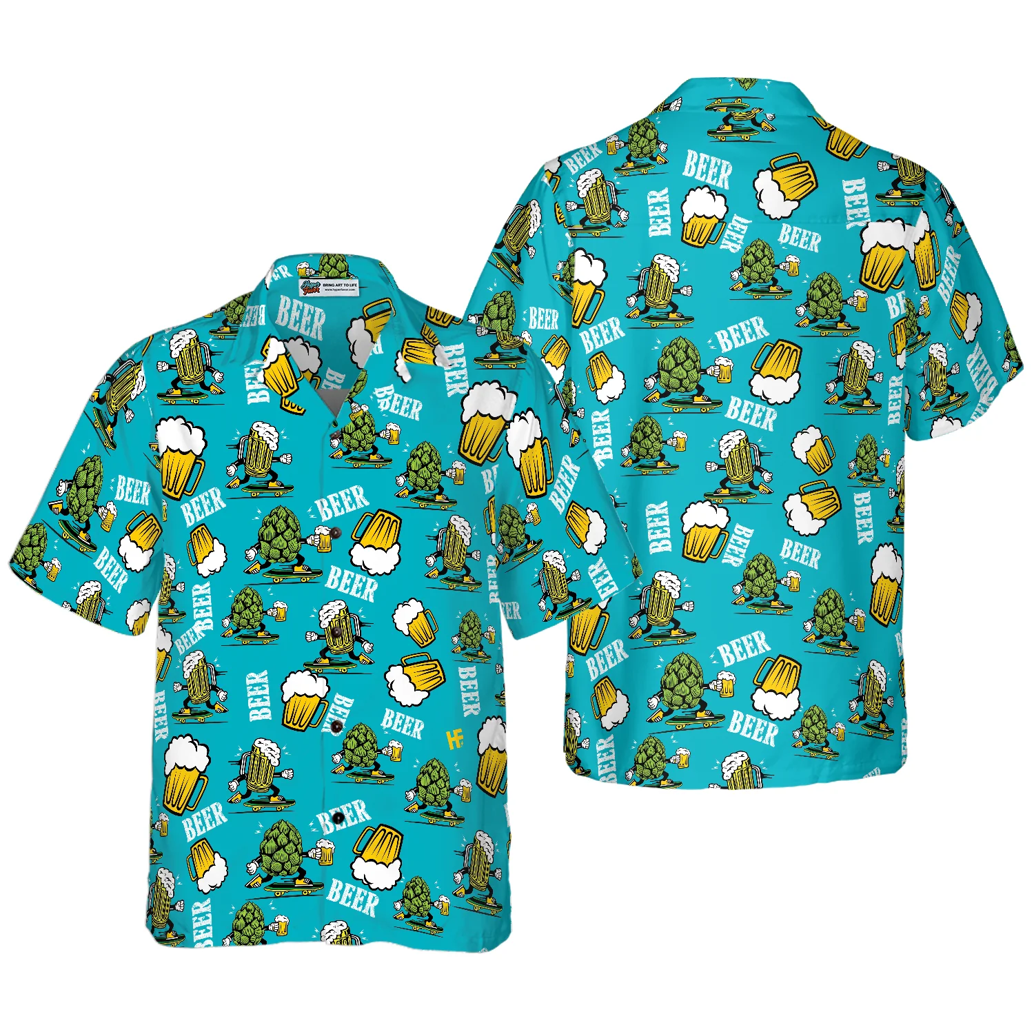 Funny Beer Hawaiian Shirt Aloha Shirt For Men and Women