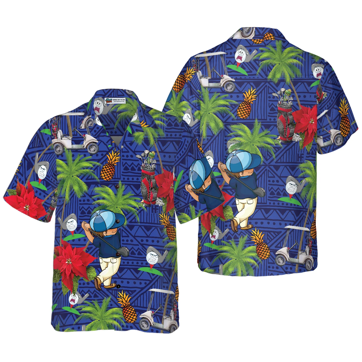 Golf Lovers Hawaiian Shirt Aloha Shirt For Men and Women