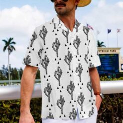 Cactus Seamless Pattern Hawaiian Shirt Aloha Shirt For Men and Women - Dream Art Europa