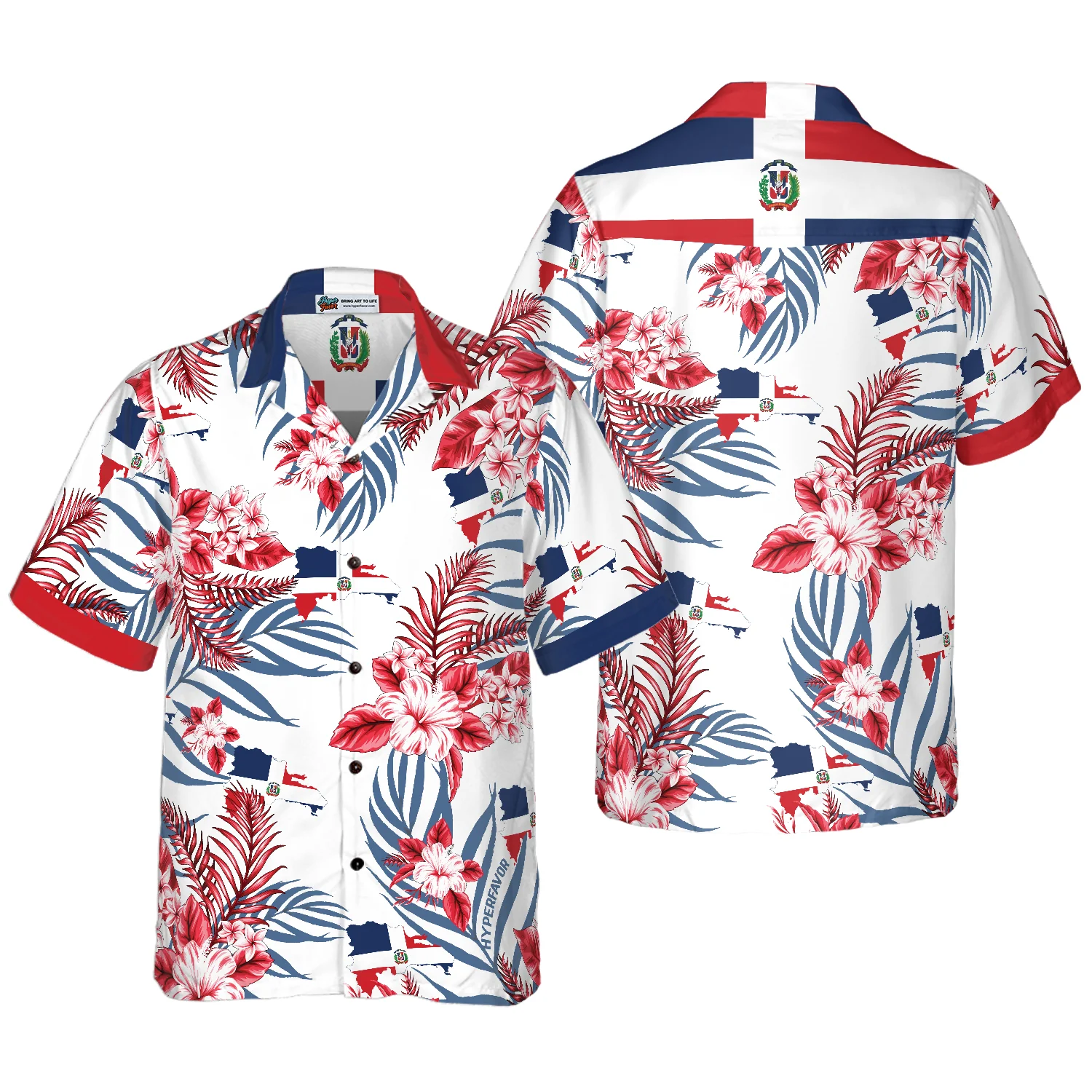 Dominican Proud Hawaiian Shirt Aloha Shirt For Men and Women