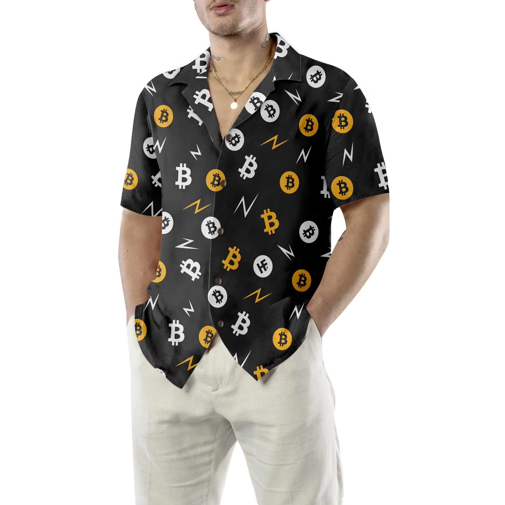 Bitcoin Miner Hawaiian Shirt Unique Bitcoin Shirt Aloha Shirt For Men and Women