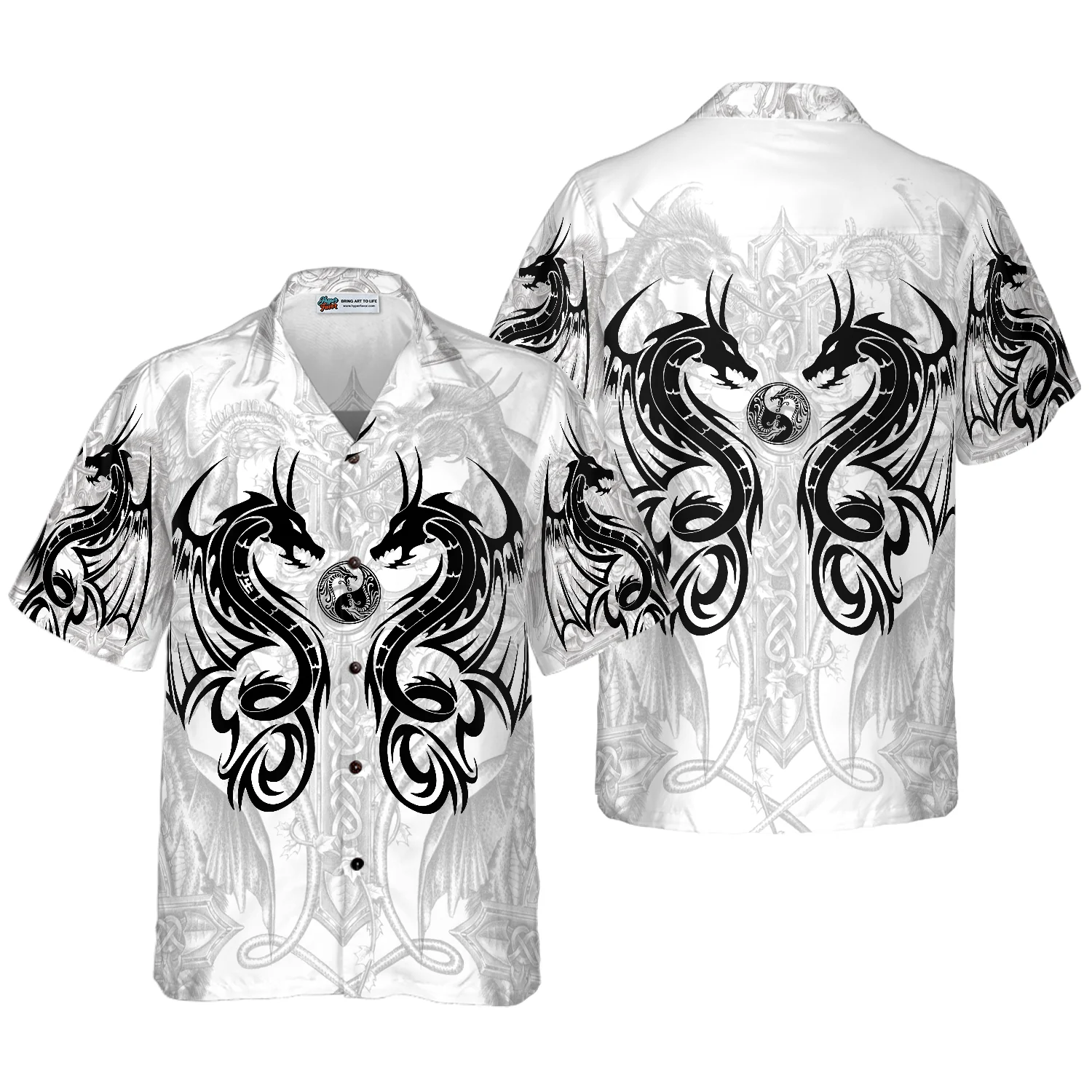 Dragon Tattoo v2 Hawaiian Shirt Aloha Shirt For Men and Women