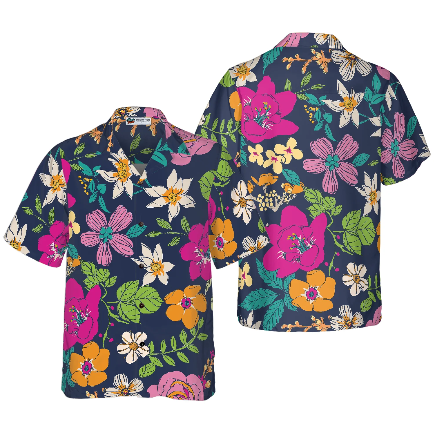 Floral Flower 04 Hawaiian Shirt Aloha Shirt For Men and Women
