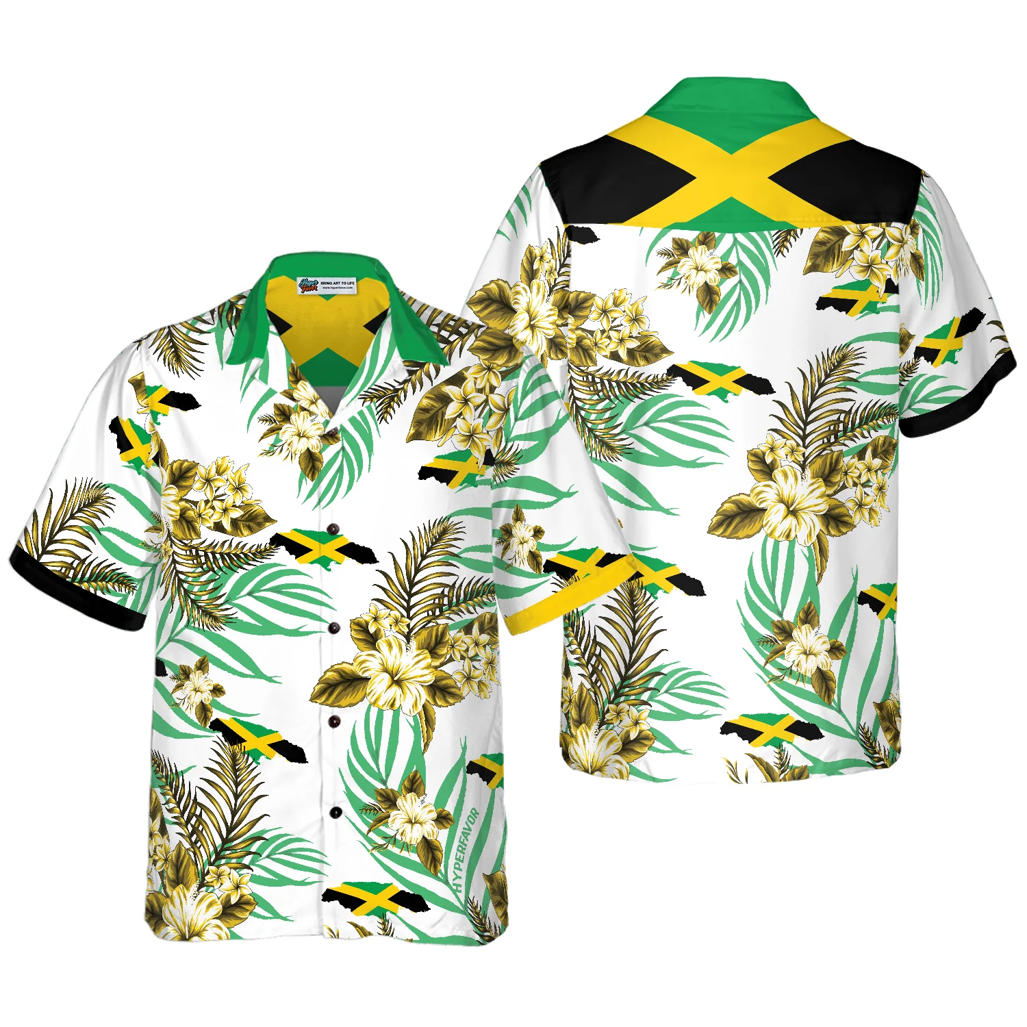 Jamaica Proud Hawaiian Shirt Aloha Shirt For Men and Women