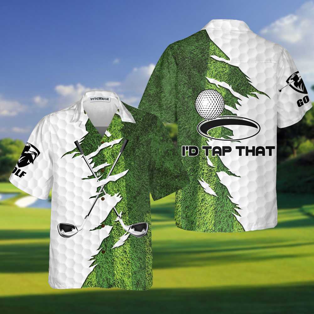 Id Tap That Golf Hawaiian Shirt Unique Gift For Golfers Aloha Shirt For Men and Women