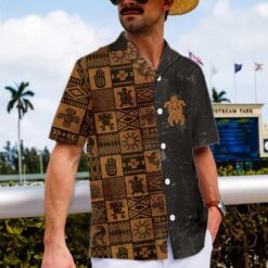 Native American Aztec Ethnic Hawaiian Shirt American Indian Ethinic Pattern Shirt Aloha Shirt For Men and Women - Dream Art Europa