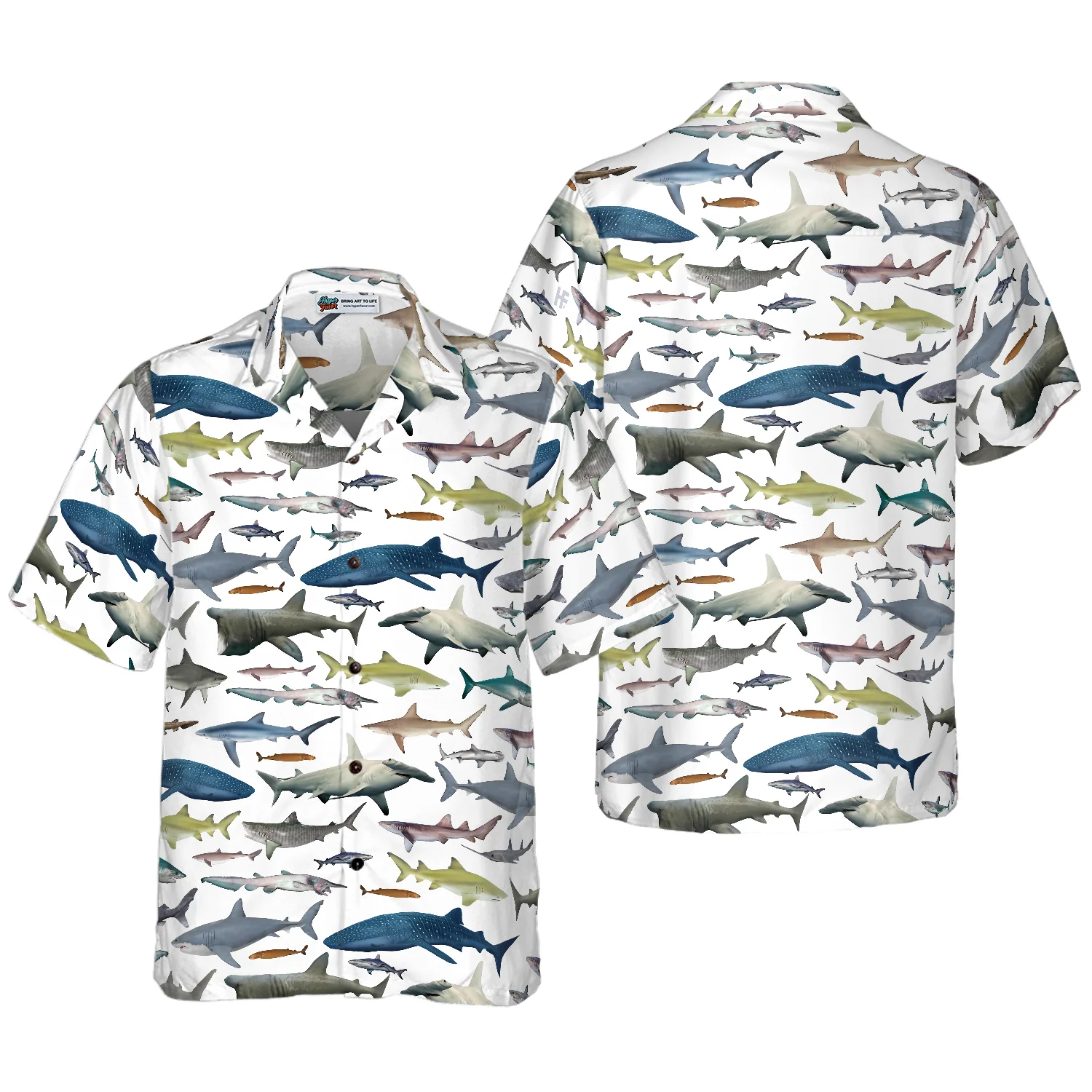 Type Of Sharks Hawaiian Shirt Aloha Shirt For Men and Women